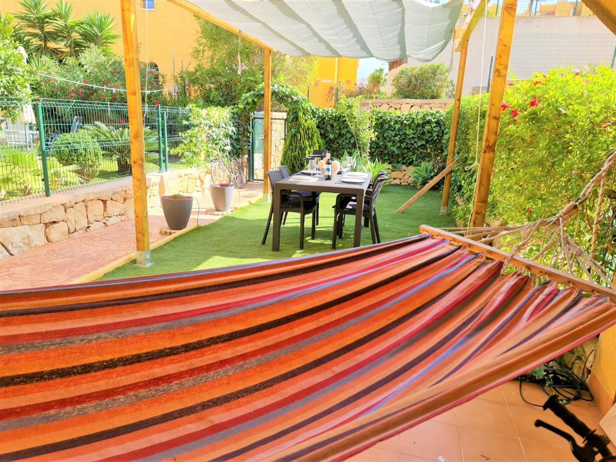 Apartamento Con Hermoso Jardin Y Ac Isla Plana Esterno foto